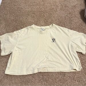 Divided Light Yellow Tee